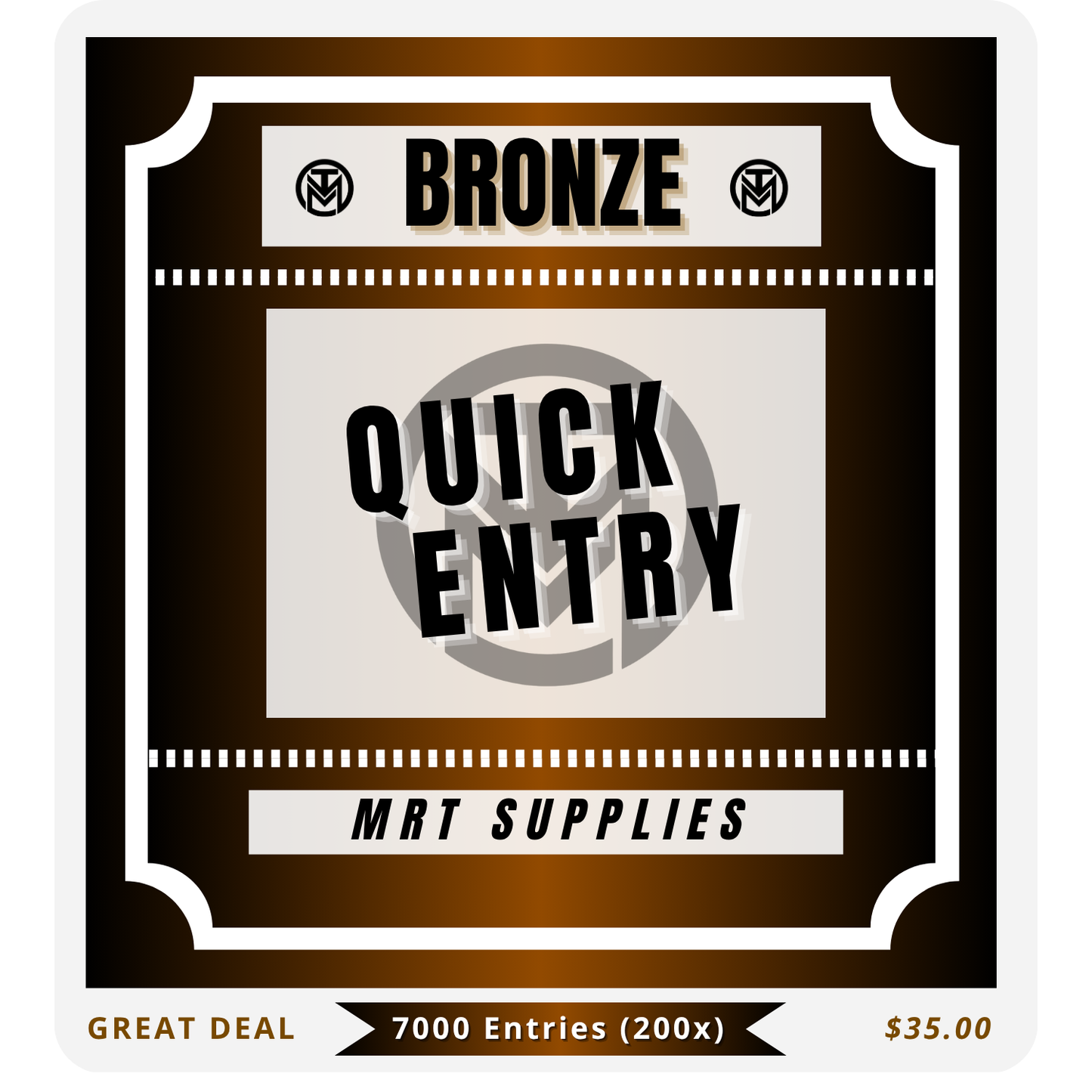 BRONZE ENTRY